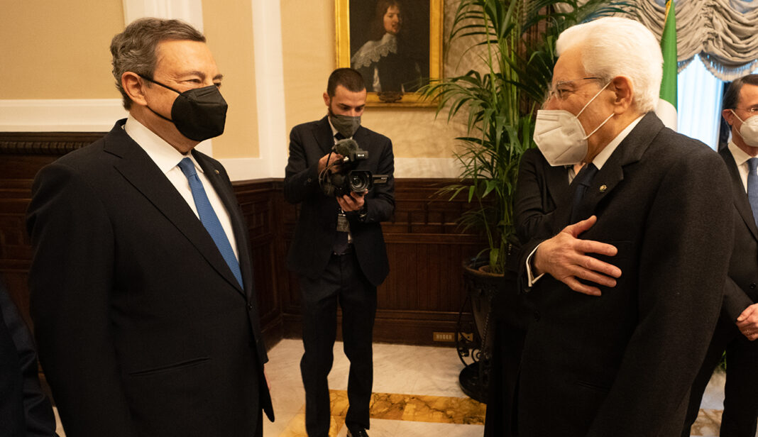 Sergio Mattarella Mario Draghi