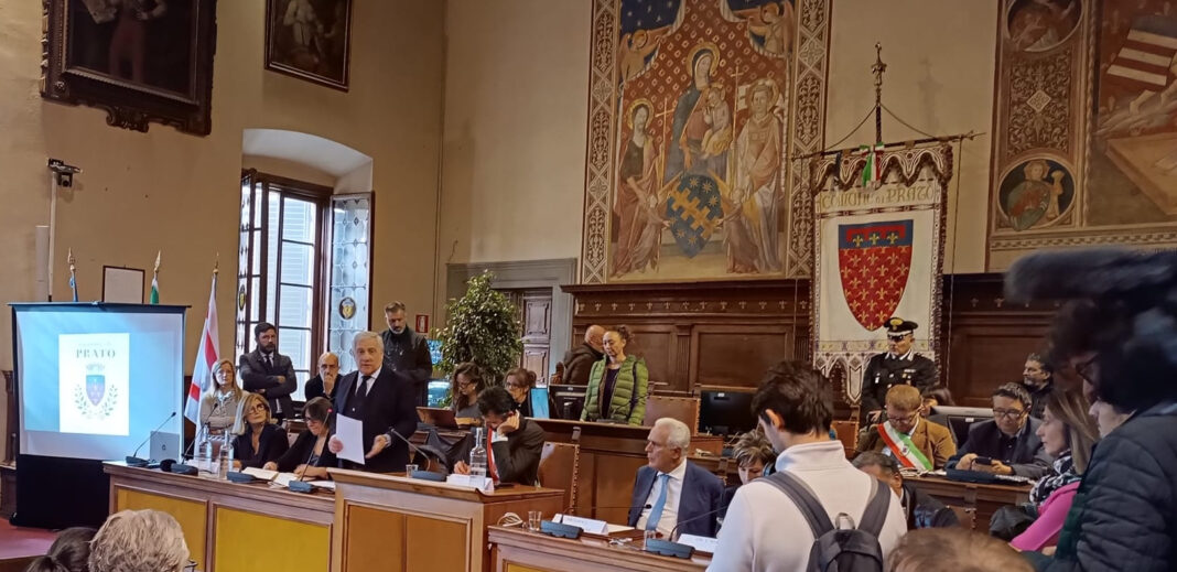 Alluvione, Tajani a Prato: 