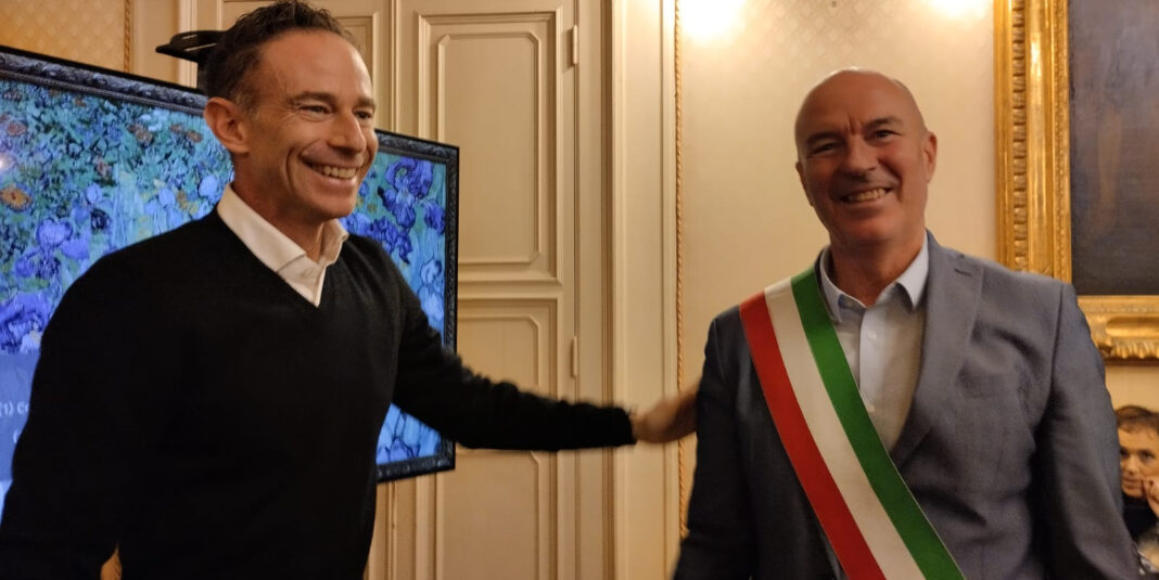 Livorno applaude Volandri, premiato il capitano azzurro trionfatore Coppa Davis