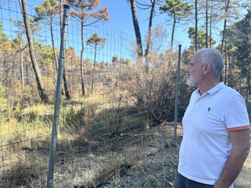 La Fondazione Parsec fa il bilancio dell'incendio al Parco del Monferrato (foto Ufficio Stampa)