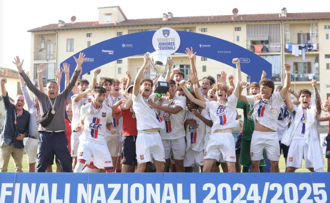 La Sestese vince lo scudetto degli juniores dilettanti: 5-0 alla Renato Curi Angolana