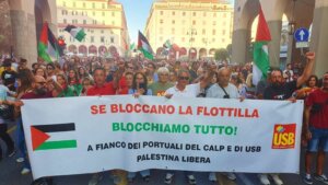 Livorno in piazza per la Palestina: migliaia di persone in corteo fino al porto